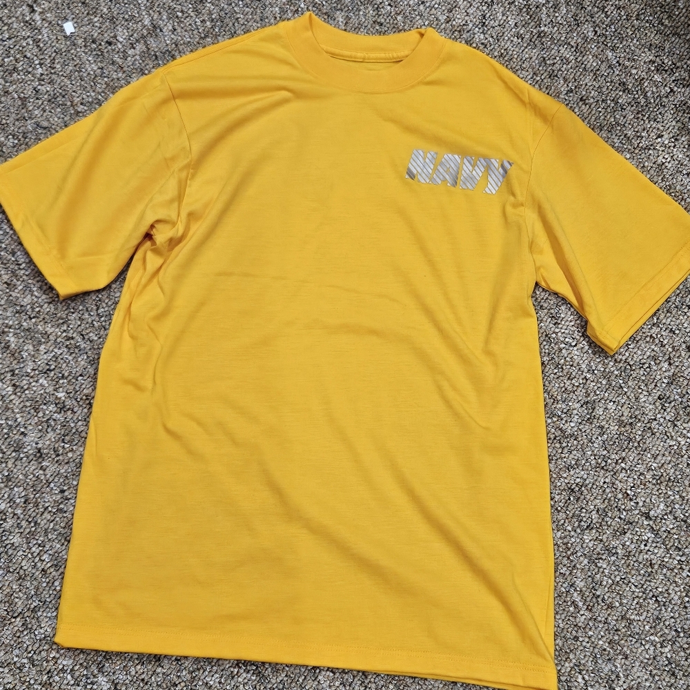 NAVY Reflective Tshirt | Unisex Small | NWOT